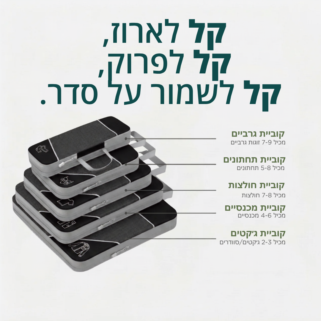 קוביות דחיסה לאריזה